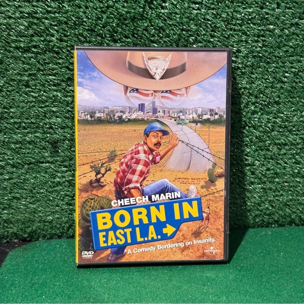 Universal Born in East L.A. DVD - Blue and‎ Yellow Cover Tested Working